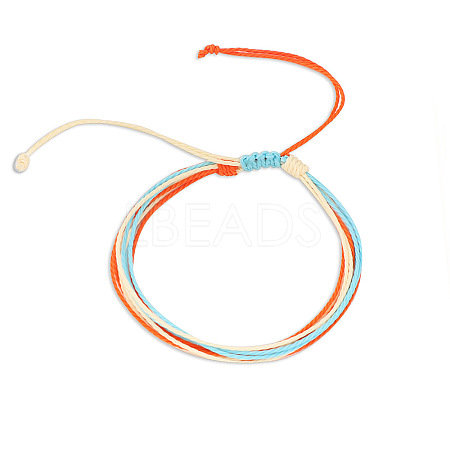 Colorful Wax Thread Bracelets GN8006-8-1