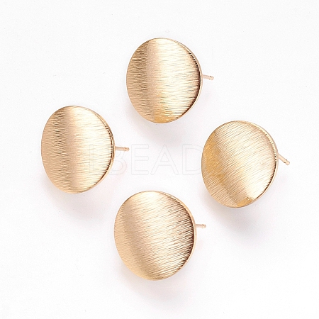 Brass Ear Stud Findings LS-X-KK-S336-16G-1