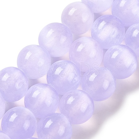 Natural Selenite Beads Strands G-C142-01A-02-1