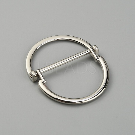 Alloy Buckle Clasps FIND-WH0143-82C-P-1