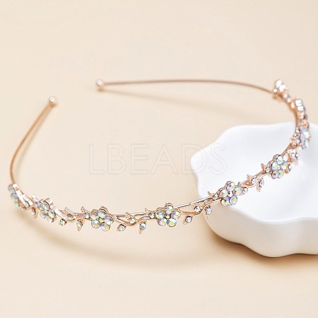 Iron with Rhinestone Hair Bands for Girl PW-WG77244-08-1