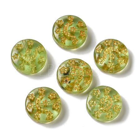 Transparent Lampwork Beads LAMP-P065-04A-12-1