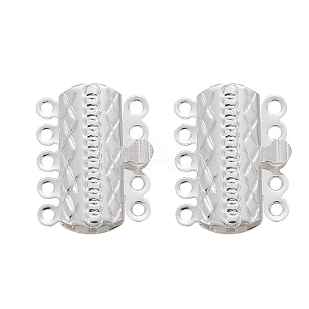 304 Stainless Steel Box Clasps STAS-P249-03S-1