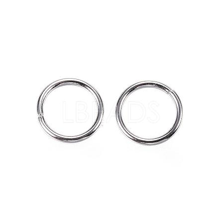 Tarnish Resistant 304 Stainless Steel Open Jump Rings STAS-D448-097P-7mm-1