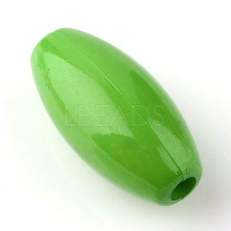 Opaque Acrylic Beads X-SACR-S818-C23-1