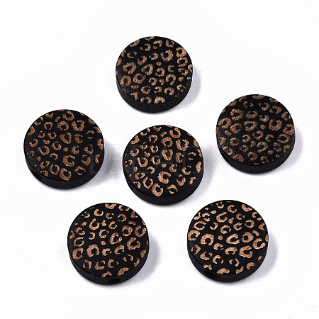 Painted Natural Wood Beads X-WOOD-T021-49A-01-1