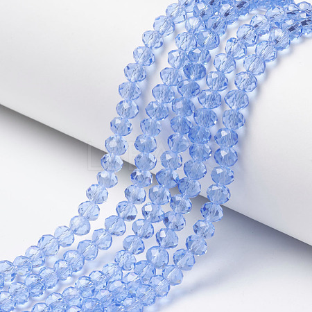 Glass Beads Strands EGLA-A034-T8mm-D14-1