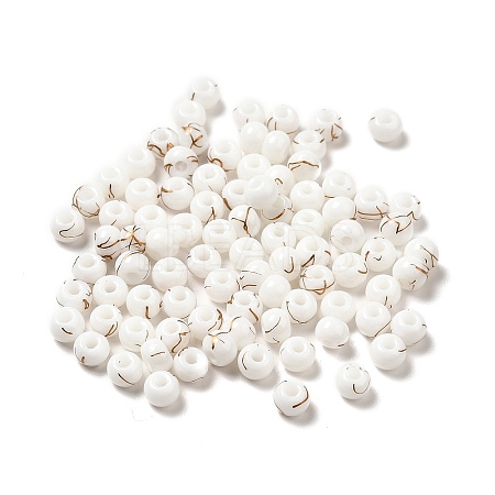 6/0 Opaque Glass Seed Beads SEED-P005-A02-1