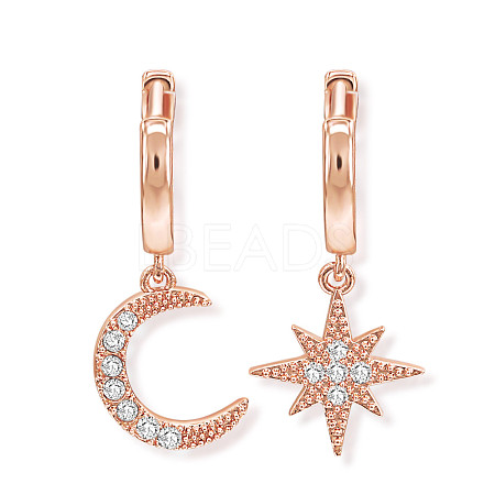 Real Rose Gold Plated EJEW-AA00270-16RG-1