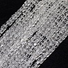 Glass Beads Strands EGLA-J028-3x3mm-01-1