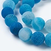 Natural Crackle Agate Beads Strands G-G055-10mm-2-3
