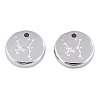 316 Surgical Stainless Steel Charms STAS-S116-418G-P-2