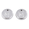 Non-Tarnish 316 Surgical Stainless Steel Charms STAS-S116-418G-P-2