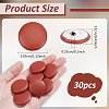 30Pcs Imitation Leather Snap Bottons BUTT-NB0001-90F-2