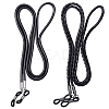 2Pcs 2 Styles Cowhide Neck Strap for Eyeglasses AJEW-CL0004-76B-1