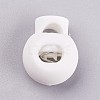 Plastic Iron Spring Cord Locks LS-X-FIND-WH0017-13-1