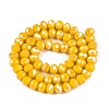Electroplate Glass Beads Strands EGLA-A044-P8mm-A29-2
