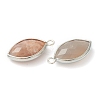 Natural Sunstone Pendants G-B009-01P-C-2