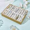 20 Grids PU Leather Bangle Organizer Display Trays BDIS-WH0008-19A-4