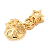 Brass Micro Pave Cubic Zirconia Peg Bails KK-Q788-04G-2