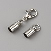 Brass Lobster Claw Clasps FIND-WH0044-78P-2