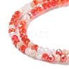 Glass Beads Strands EGLA-A034-M4mm-27-3