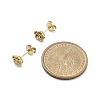 Ion Plating(IP) 304 Stainless Steel Stud Earrings EJEW-P300-01G-5
