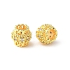 Brass Micro Pave Cubic Zirconia European Beads KK-U067-08G-06-1