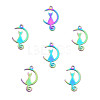 Ion Plating(IP) 201 Stainless Steel Pendants STAS-N098-081M-2