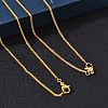 1.5MM Brass Wheat Chain Necklaces for Women KK-CBA4FD4-08G-4