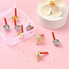 8Pcs 2 Colors Rack Plating Alloy Stud Earring Findings FIND-YW0003-82B-5