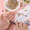 1 Bag DIY Keychain Kit DIY-GL0007-19B-3