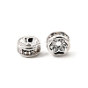 Brass Rhinestone Spacer Beads X-RB-A014-Z6mm-01S-NF-3