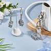 3Pcs Zinc Alloy Keychains KEYC-FH0001-74-4