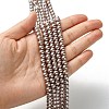 Eco-Friendly Dyed Glass Pearl Round Beads Strands HY-A008-6mm-RB046-4