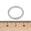 304 Stainless Steel Plain Band Finger Rings RJEW-P153-01P-5