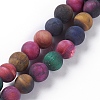 Natural Tiger Eye Beads Strands G-F616-01C-8mm-1