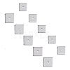 304 Stainless Steel Spacer Beads STAS-UN0008-18P-1