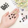  Natural Black Stone European Large Hole Beads G-NB0003-72B-02-3