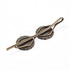 Iron Hair Bobby Pin Findings IFIN-WH0051-93A-2