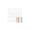 36Pcs 3 Styles Acrylic Thread Winding Boards AJEW-NB0005-83-7
