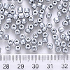 8/0 Baking Paint Glass Round Seed Beads SEED-S036-01B-14-3