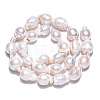 Natural Baroque Pearl Keshi Pearl Beads Strands PEAR-S019-02E-01-4