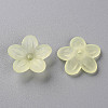 Frosted Acrylic Bead Caps MACR-S371-08A-728-2