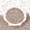 Spray Painted Picasso Cylinder Glass Seed Beads GLAA-T028-12A-05-3