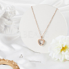 1Pc Stainless Steel Heart Pendant Urn Ashes Necklaces NJEW-CN0001-17RG-3