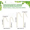 160Pcs 4 Style 316 Surgical Stainless Steel Earring Hooks STAS-UN0039-38-5