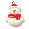 Christmas Opaque Resin Pendants CRES-D016-01H-1