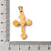 304 Stainless Steel Pendants STAS-B094-36G-3