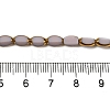 Electroplate Glass Beads Strands X-EGLA-P061-02A-03-4